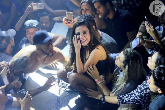 Wanessa se emocionou e foi às lágrimas no show que fez sábado, em São Paulo