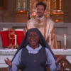 Fabiana (Karin Hils) canta durante sua missa de transição de noviça para freira, na novela 'Carinha de Anjo'