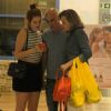Ana Clara e os pais, Ayrton e Eva, foram às compras no shopping Village Mall, na Barra da Tijuca, Zona Oeste do Rio de Janeiro, na quarta-feira, 4 de maio de 2018