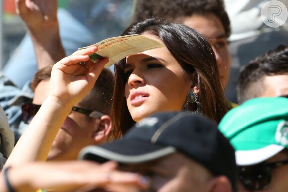 Bruna Marquezine esteve no jogo do Brasil contra o Chile no último dia 28