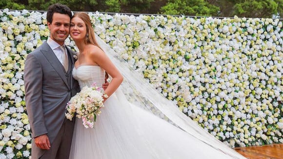 Marina Ruy Barbosa e Xande Negrão comemoram 7 meses de casados: 'Amo pra sempre'