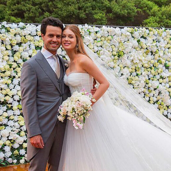 Marina Ruy Barbosa comemorou sete meses de casamento com Xandinho Negrão nesta segunda-feira, 7 de maio de 2018