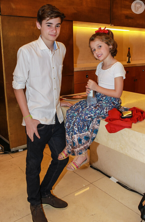 Fabio Assunção é pai de João, de 14 anos, e Ella Felipa, de 7