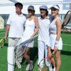 Thomaz Koch, Fernada Motta, Fernando Meligeni e Fiorella Mattheis jogaram uma partida exclusiva de tênis
