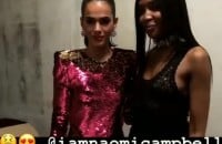 Bruna Marquezine mostrou seu encontro com Naomi Campbell