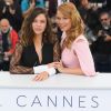 Mariana Ximenes e Bruna Linzmeyer atenderam a imprensa no photocall do filme 'O Grande Circo Mistico', no Palais des Festivals em 14 de maio de 2018, em Cannes, França