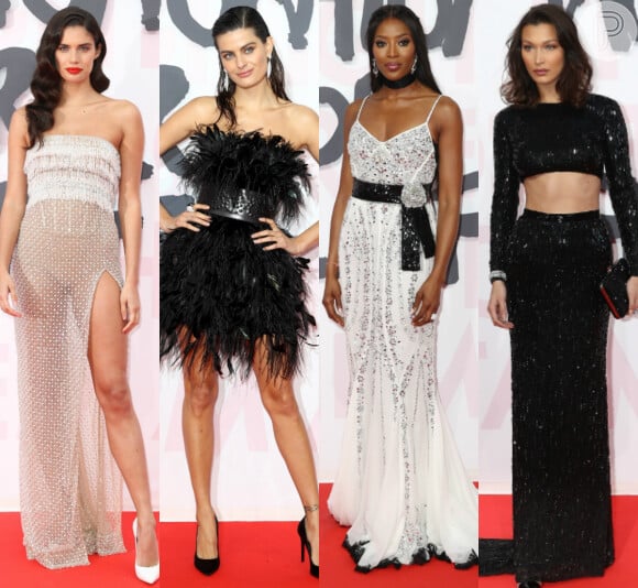 Sara Sampaio, Isabeli Fontana, Naomi Campbell, Bella Hadid e mais modelos prestigiam o Fashion for Relief, em Cannes, na França, neste domingo, 13 de maio de 2018