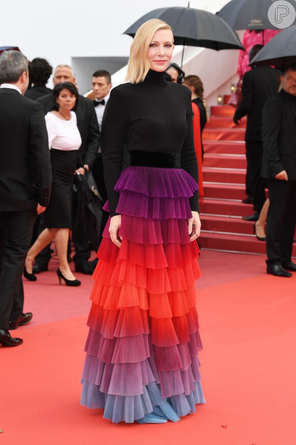 Produção usada por Cate Blanchett em Cannes é da grife Givenchy