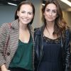 Letícia Colin e Camila Lucciola se reuniram com o elenco de 'Segundo Sol' para assistiu à estreia da novela, nesta segunda-feira, 14 de maio de 2018