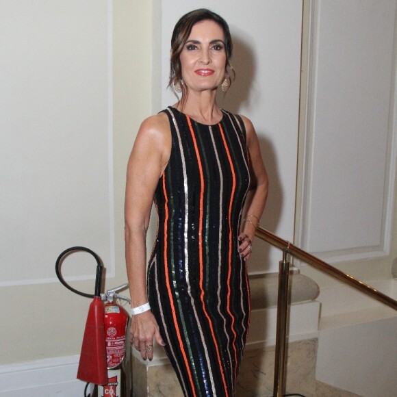 Fátima Bernardes explica ausência do namorado, Túlio Gadêlha: 'Hoje não deu para ele vir'