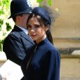 Victoria Beckham usou um vestido da própria grife no casamento de Meghan Markle e do príncipe Harry