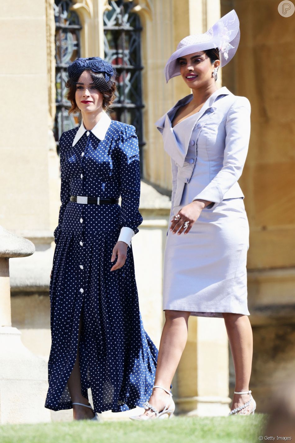 Abigail Spencer E Priyanka Chopra Amigas Da Noiva Foram Juntas Ao Casamento Do Principe Harry Com Meghan Markle Priyanka Escolheu Um Vestido Da Grife Vivienn Purepeople