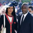 Sabrina Dhowre, mulher de Idris Elba, no casamento do príncipe Harry com Meghan Markle usou uma jaqueta Gucci