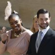 Serena Williams foi outra convidada do casamento do príncipe Harry com Meghan Markle