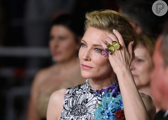 Cate Blanchett na exibição de 'Cold War (Zimna Wojna)' na 71ª edição do Festival de Cannes, no Palais des Festivals, em 10 de maio de 2018