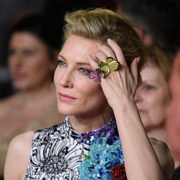 Cate Blanchett na exibição de 'Cold War (Zimna Wojna)' na 71ª edição do Festival de Cannes, no Palais des Festivals, em 10 de maio de 2018