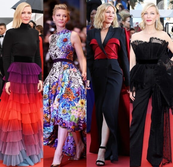 Confira os looks arrasadores de Cate Blanchett na 71ª edição do Festival de Cannes!