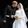 Meghan Markle e príncipe Harry se casaram na capela de São Jorge, no sábado, 19 de maio de 2018