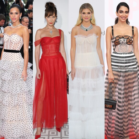 Os vestidos com corset foram escolha de famosas como Bruna Marquezine, Bella Hadid, Lala Rudge e Jessica Kahawaty durante o Festival de Cannes 2018. Inspire-se nos looks!