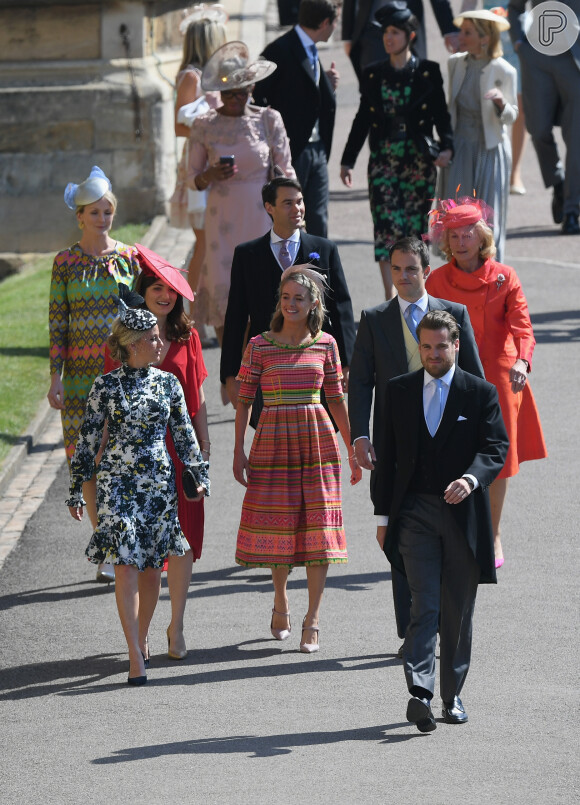 Cressida Bonas prestigiou o casamento do ex-namorado, o príncipe Harry com Meghan Markle