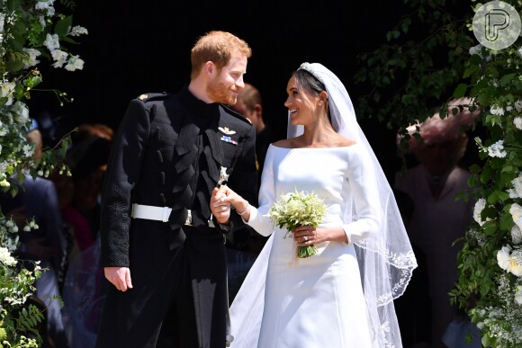 O príncipe Harry e Meghan Markle se casaram em cerimônia marcada pela quebra de tradições