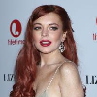 Lindsay Lohan lança 'Liz & Dick' com decote ousado