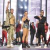 Anitta elegeu body telado e short curto para show no MTV MIAW