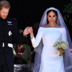 Meghan Markle e Príncipe Harry se casaram em Windsor no dia 19 de maio de 2018