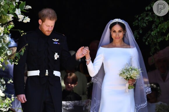 Meghan Markle e Príncipe Harry se casaram em Windsor no dia 19 de maio de 2018