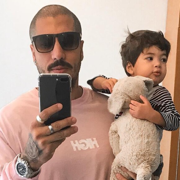 Pai de Lucca, Fernando Medeiros reatou casamento com Aline Gotschalg em maio de 2018