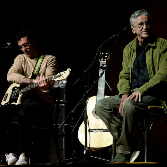 Caetano Veloso fez show com os filhos Moreno, Zeca e Tom no Espaço das Américas, em São Paulo, nesta sexta-feira, 25 de maio de 2018