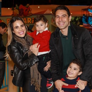 Wanessa Camargo e Marcus Buaiz são pais de José Marcus, de 6 anos, e João Francisco, de 3