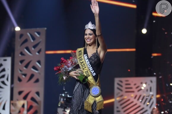 Mayra Dias, representante do Amazonas, foi coroada Miss Brasil 2018