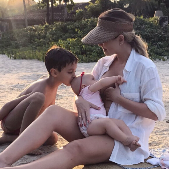 Eliana compartilhou uma foto em família nesta sexta-feira, 1 de junho de 2018