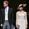 Meghan Markle e príncipe Harry surgiram em público logo após o casamento
