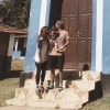 Bruno Gissoni e Yanna Lavigne curtem viagem a Minas Gerais com a filha, Madalena, em 2 de junho de 2018
