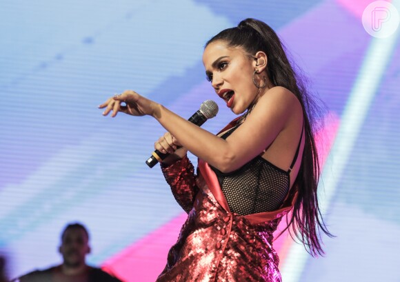 Anitta esteve no México para gravar sua apresentação na premiação MTV MIAW 2018