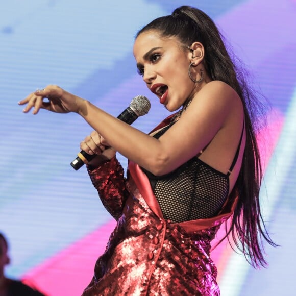 Anitta esteve no México para gravar sua apresentação na premiação MTV MIAW 2018