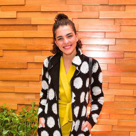 Julia Konrad prestigiou a pré-estreia do filme 'Talvez Uma História de Amor' em São Paulo, nesta segunda-feira, 4 de junho de 2018