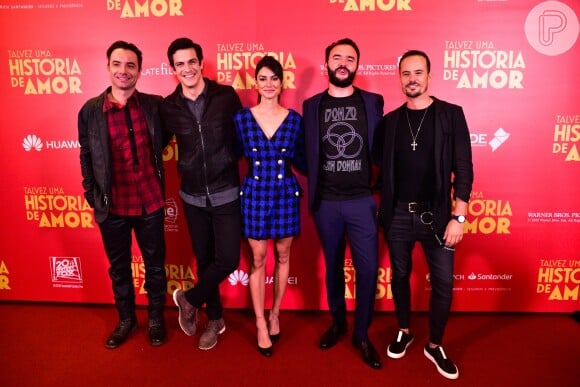 Thaila Ayala lançou o filme 'Talvez Uma História de Amor' com o ex-marido, Paulo Vilhena, Mateus Solano e Marco Luque