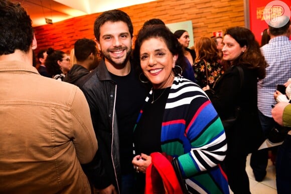 Duda Nagle e a mãe, Leda Nagle, conferiram a pré-estreia do filme 'Talvez Uma História de Amor' em São Paulo, nesta segunda-feira, 4 de junho de 2018