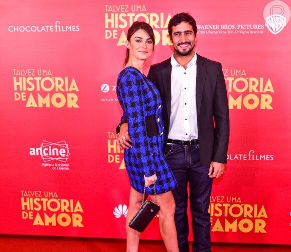 Thaila Ayala foi prestigiada por Renato Góes ao lançar o filme 'Talvez Uma História de Amor', no shopping Iguatemi, em São Paulo, nesta segunda-feira, 4 de junho de 2018