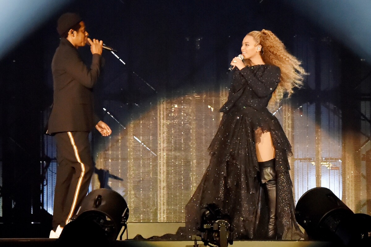Foto: Beyoncé, que está fazendo a turnê em conjunto com o marido, o ...