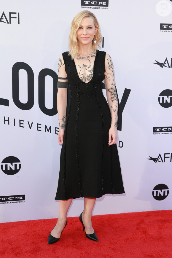 Cate Blanchett vestiu Yacine Aouadi na 46ª edição do AFI Life Achievement Award, realizado no Teatro Dolby, na Califórnia, Estados Unidos, nesta quinta-feira, 7 de junho de 2018