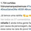 Rafaella Santos, irmã de Neymar, deixou comentário sobre Bruna Marquezine na página de um fã-clube da atriz