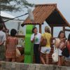 Juliana Paes participou de uma gravação na tarde desta sexta-feira, 18 de julho de 2014, na praia da Reserva, no Recreio dos Bandeirantes, Zona Oeste do Rio de Janeiro
