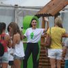 Juliana Paes participou de uma gravação na tarde desta sexta-feira, 18 de julho de 2014, na praia da Reserva, no Recreio dos Bandeirantes, Zona Oeste do Rio de Janeiro