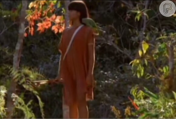 Eunice Baía em cena do filme 'Tainá 2: A Aventura Continua'