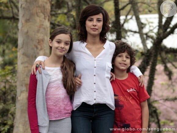 Na novela 'Sangue Bom', em 2013, Andreia Horta fez uma participação como a irmã de Amora, uma das protagonistas da trama 