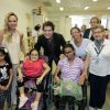 Eliana e Daniel visitaram a Instituição AACD, na Vila Mariana, em São Paulo, nesta segunda-feira, 4 de agosto de 2014